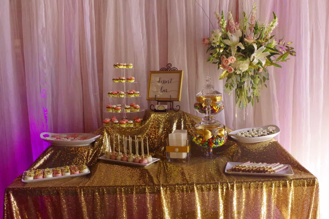 the reception candy bar image
