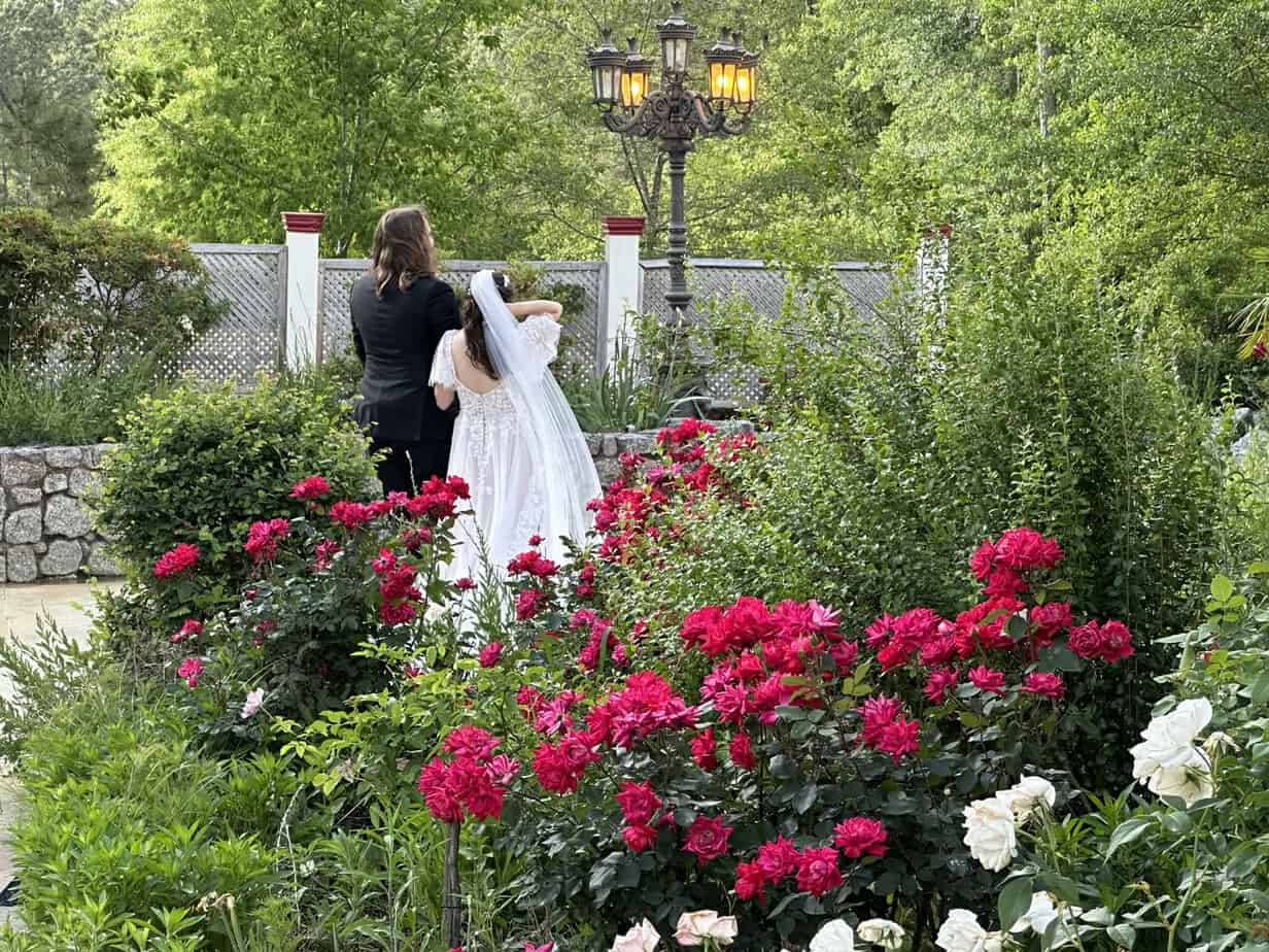 Bride walking with her father at Mariani's Venue